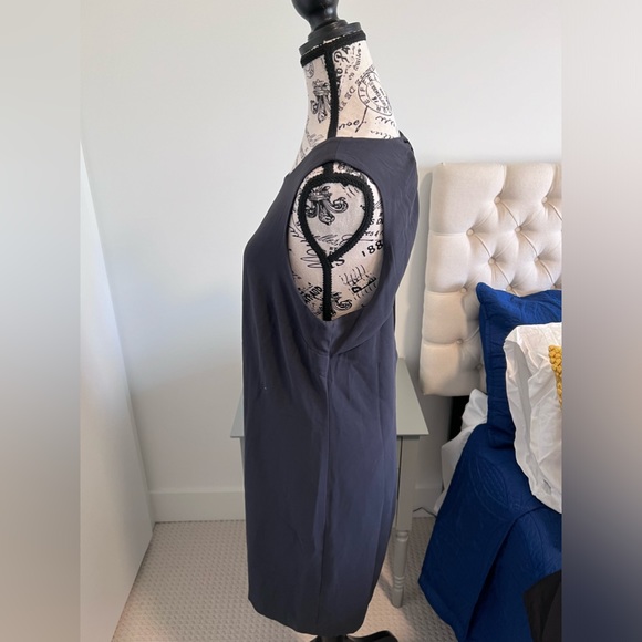 Blue Open Back Dress - Picture 3 of 5